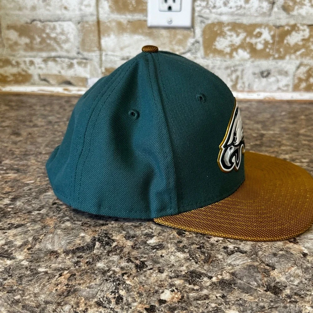 New Era Philadelphia Eagles Hat Kids Youth Green Gold Good Snapback 9FIFTY NFL